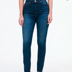 Madewell curvy high-rise skinny jean.